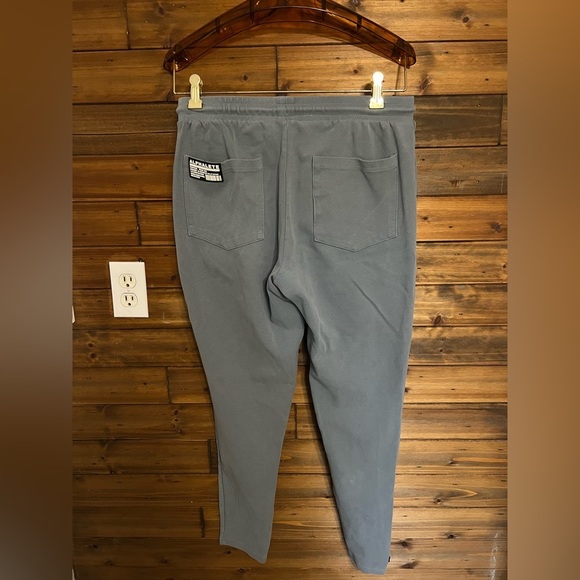Alphalete mens sweatpants blue green color size large - Picture 3 of 7